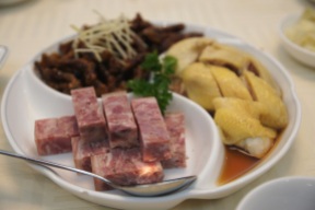 Pork Aspic and Drunken Chicken on platter; Hong Kong Old Restaurant. Photo: edyeah