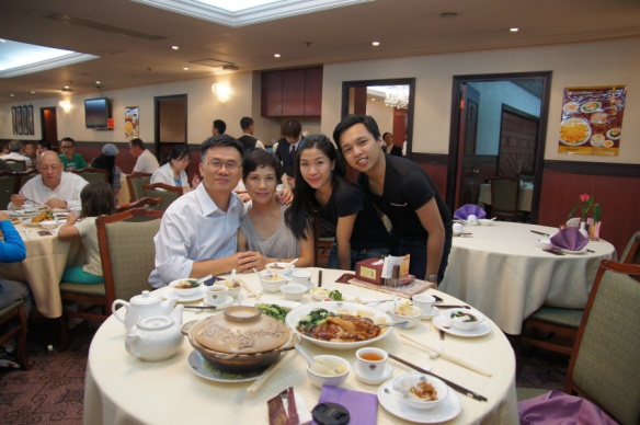 With my parents and Ed; Hong Kong Old Restaurant. Photo: edyeah