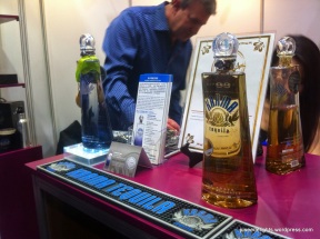 Tasting at Karma Tequila booth; HKIWSF2014