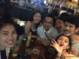 Thai friends; Mulligans Irish Bar, Bangkok